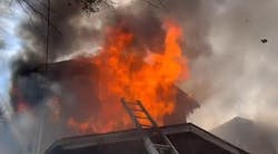 House goes up in flames in NE DC