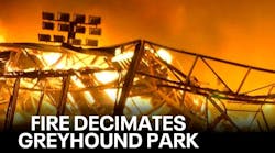 Massive fire decimates Tucson Greyhound Park