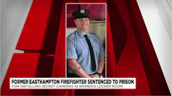 Former Easthampton firefighter sentenced for secretly videotaping female coworkers