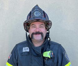 Rick Mosher serves as a fire captain for the Olathe, KS, Fire Department, assigned to Engine Co.4.