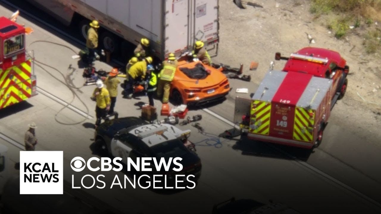 Los Angeles County Firefighters Extricate Pinned Driver | Firehouse