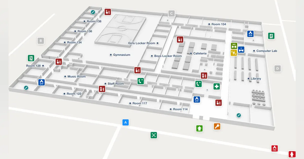 Fire Department Command Map Digital Mapping Helps First Responders Better Navigate Inside Buildings ...