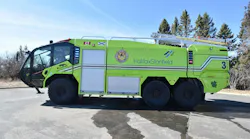 Rosenbauer built this Panther 6x6 ARFF vehicle for the Halifax International Airport.