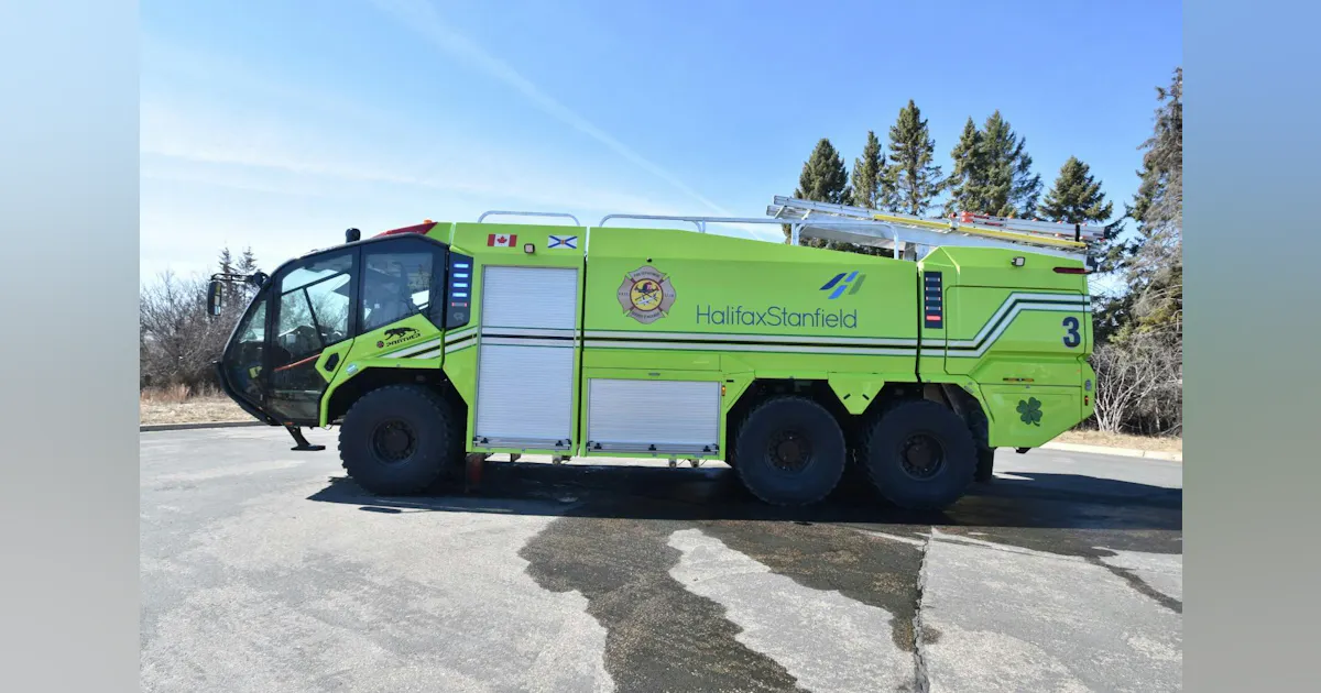 Rosenbauer Builds ARFF Unit for Halifax International Airport | Firehouse