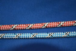 PMI Extreme Pro (G) rope features Unicore technology, which bonds the sheath and core tightly to prevent slippage, even if the sheath is fully cut. PMI Extreme Pro (G) rope features Unicore technology, which bonds the sheath and core tightly to prevent slippage, even if the sheath is fully cut.