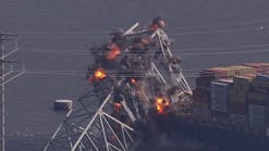 Crews demolish part of Baltimore&apos;s Key Bridge | NBC4 Washington