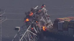 Crews demolish part of Baltimore's Key Bridge | NBC4 Washington
