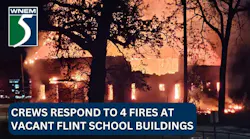 Fire Damages Four Vacant Flint MI School Buildings
