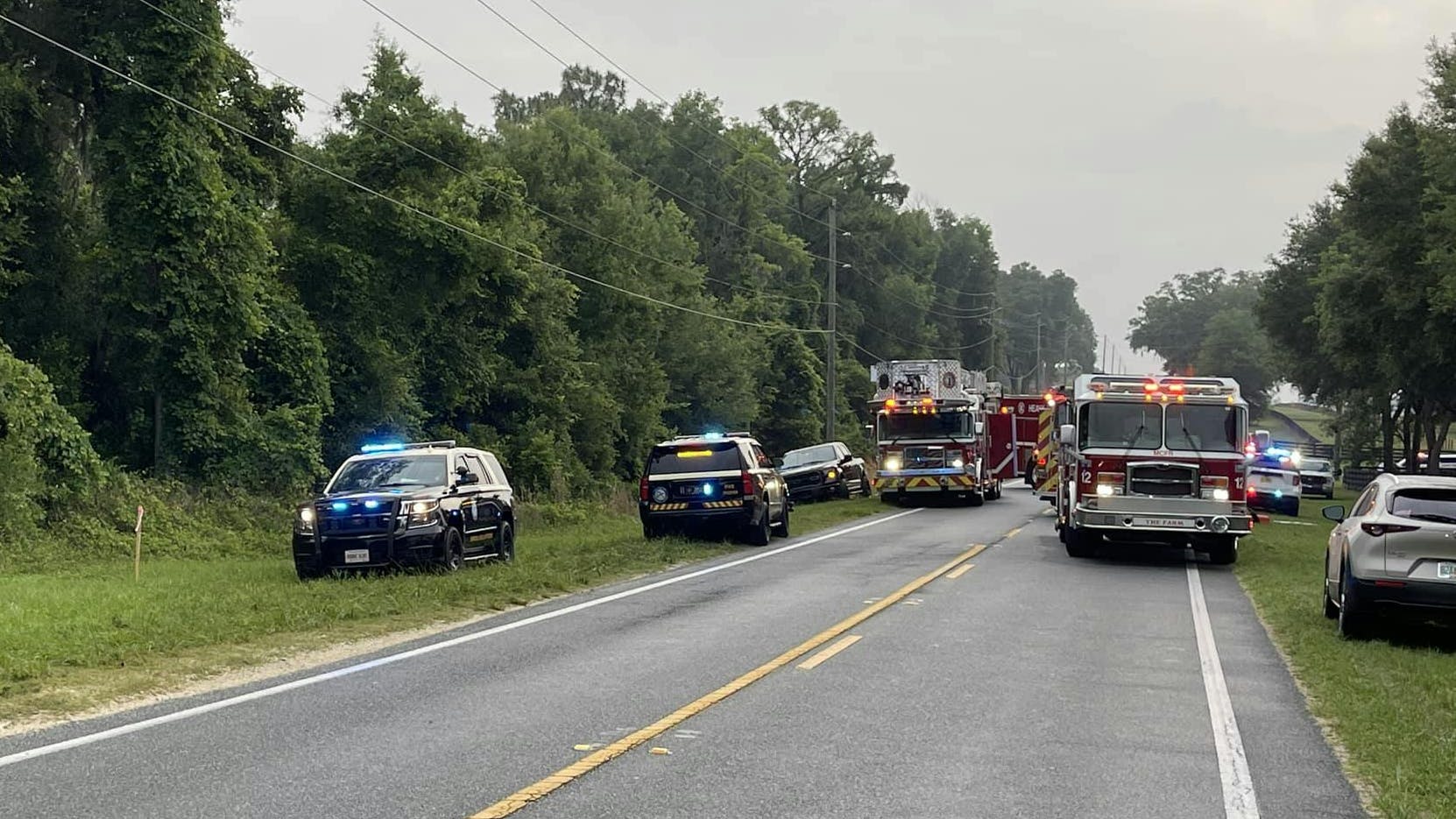 Marion County officials said eight people were killed and several were injured after a bus carrying farmer workers crashed in Ocala Tuesday morning.