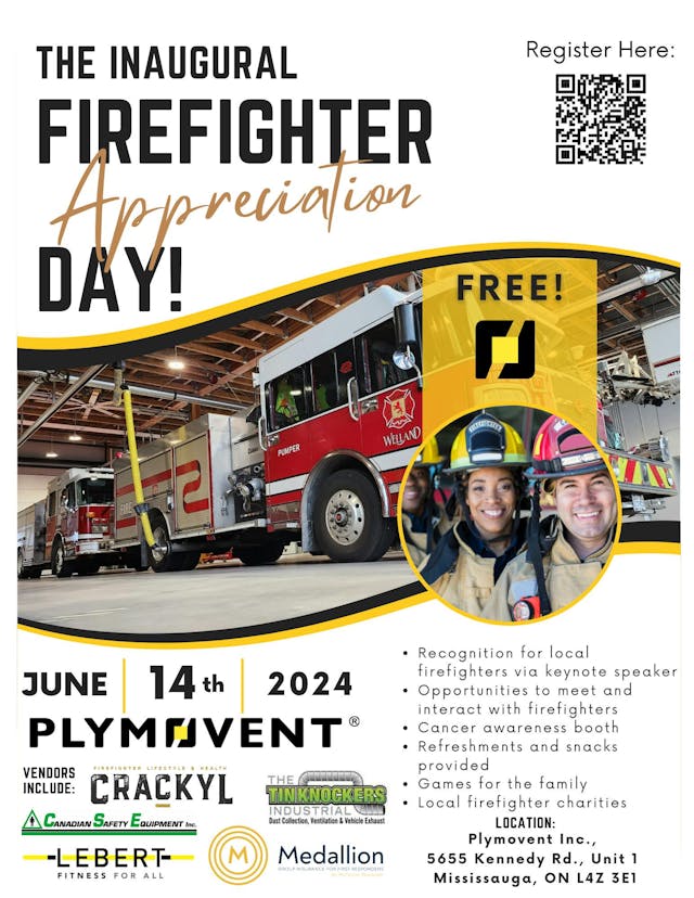 Plymovent Hosts Inaugural Firefighter Appreciation Day in Canada