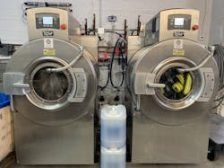 CO2 cleaning uses carbon dioxide as a solvent to penetrate all three layers of firefighting gear, delivering a deeper, more thorough clean than water. CO2 cleaning uses carbon dioxide as a solvent to penetrate all three layers of firefighting gear, delivering a deeper, more thorough clean than water.