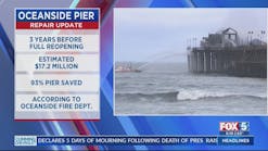 Oceanside Pier fire to cost the city an estimated $17