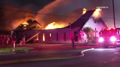 Church Found Engulfed In Flames In Houston