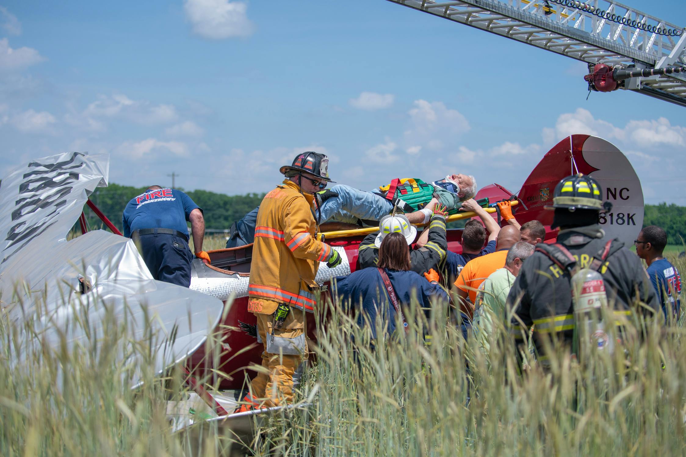 Photos Plane Crash near Salisbury, MD, Leaves Two Injured Firehouse