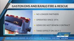 Gaston County town loses own ambulance service
