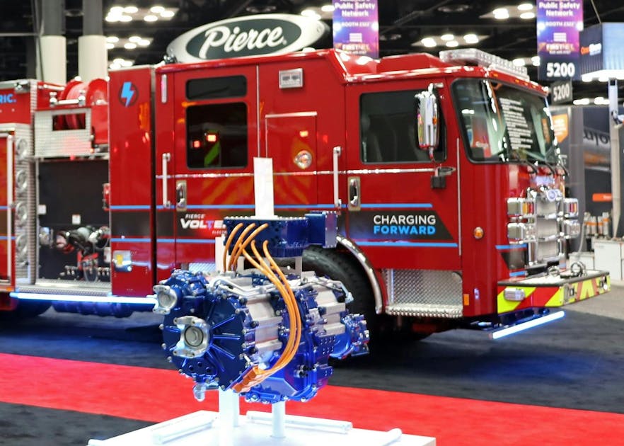 Pierce and Oshkosh Celebrate Recognition for Electric Fire Vehicle Technology