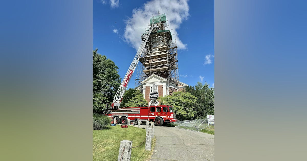 Boston Firefighters Rescue Worker Who Fell Off Steeple | Firehouse