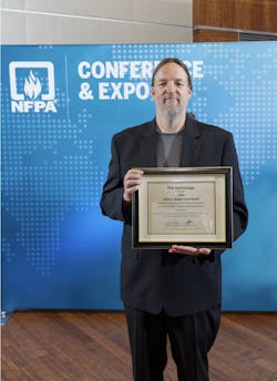 John Burge and colleagues picked up the Harry C. Bigglestone Award for their article, &ldquo;Recurrent Convolutional Deep Neural Networks for Modeling Time-Resolved Wildfire Spread Behavior.&rdquo;