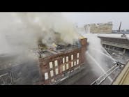 Two alarm fire in the Cobblestone District near KeyBank Center