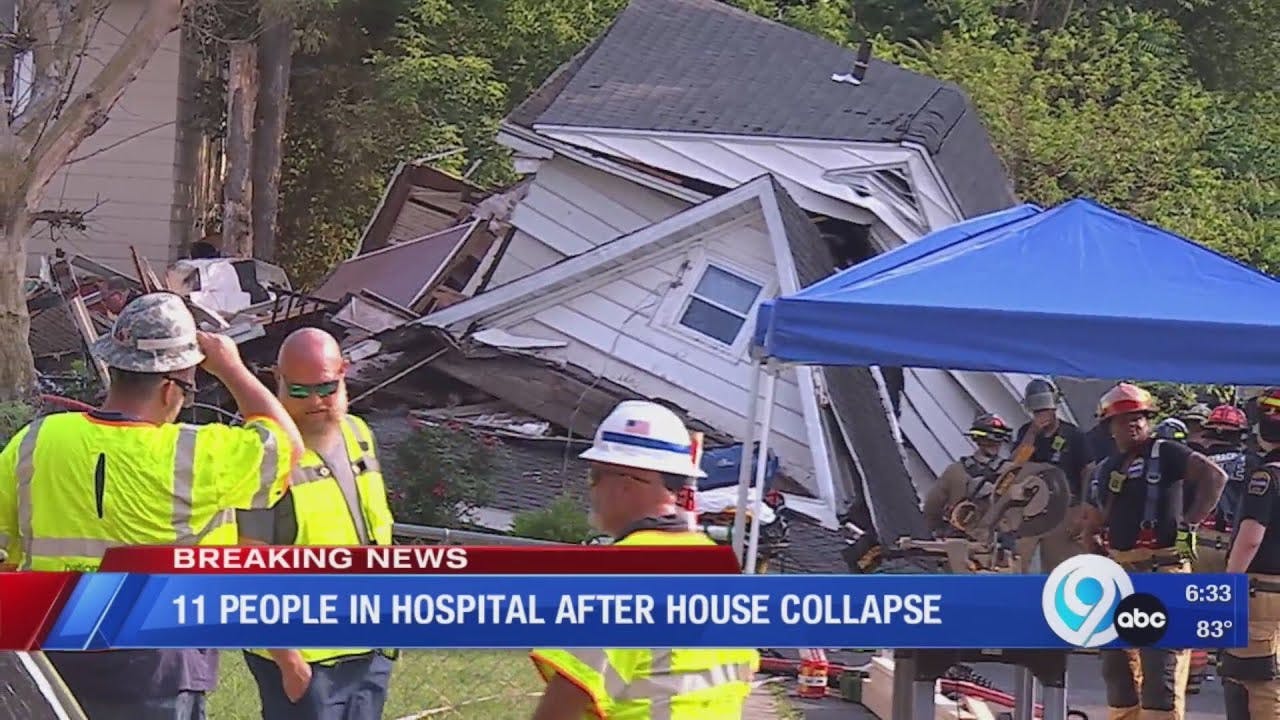 11 People in Hospital After House Collapse: 6-19-24