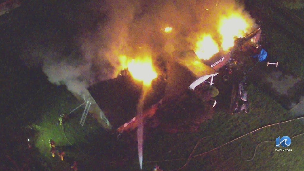 Three Virginia Beach Firefighters Hurt at Rekindle
