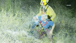 LAFD Rescues Lost Hiker on Canyon Hillside in Studio City