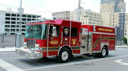 The Midway Fire Department in Albany County took delivery of this HME/Ahrens Fox pumper built on the 1871 chassis.