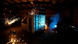 Standing at 8’x8’x8’6 tall, this innovative prop offers unparalleled flexibility and durability, ensuring it adapts seamlessly to any training scenario. Standing at 8’x8’x8’6 tall, this innovative prop offers unparalleled flexibility and durability, ensuring it adapts seamlessly to any training scenario.