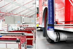 MagneGrip provides multiple exhaust removal and air purification systems for fire stations to remove diesel exhaust.