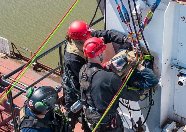 Hazmat technicians’ expertise can ensure that rescuers who go into confined spaces are protected with the PPE that will protect them from chemical and/or biological hazards and that’s resistant to abrasion and other forms of mechanical damage.