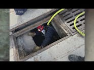 Firefighters rescue man from storm drain in Thornton