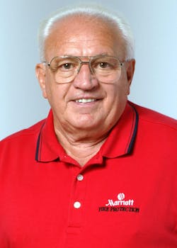 Sonny Scarff was vice president of fire and life safety for Marriott. Sonny Scarff was vice president of fire and life safety for Marriott.