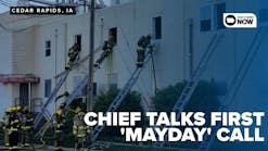 First &apos;Mayday&apos; call of Cedar Rapids Fire Chief&apos;s career from fire at vacant factory