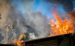 Fort Worth Fire Department firefighters found heavy fire on the Bravo side of a renovated two-story home. Fort Worth Fire Department firefighters found heavy fire on the Bravo side of a renovated two-story home.