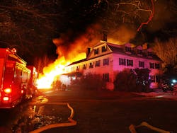 The Dunbarton Fire Department and automatic mutual aid were dispatched to a report of a garage fire. The Dunbarton Fire Department and automatic mutual aid were dispatched to a report of a garage fire.