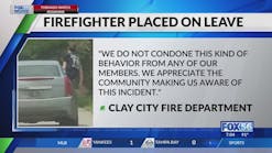 Clay City firefighter placed on leave after picture goes viral