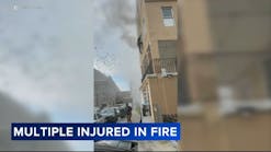 Video shows person falling from window while escaping boarding house fire in Atlantic City