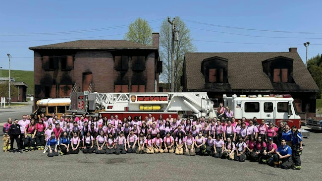 Held at the Nassau County Fire Service Academy in Old Bethpage, NY, the program saw 96 young ladies from 34 departments participate in the activities.