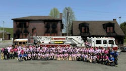 Held at the Nassau County Fire Service Academy in Old Bethpage, NY, the program saw 96 young ladies from 34 departments participate in the activities. Held at the Nassau County Fire Service Academy in Old Bethpage, NY, the program saw 96 young ladies from 34 departments participate in the activities.