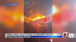 2nd fire in 12 hours at buildings near Raleigh Country Club