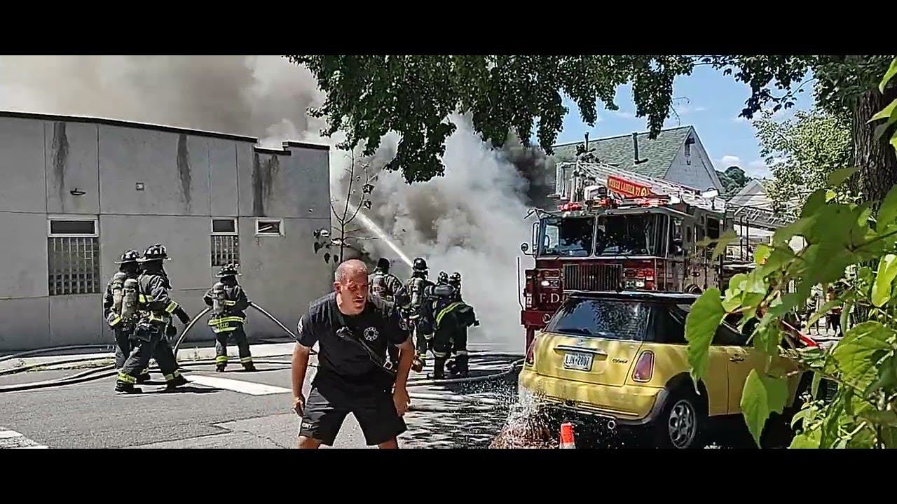Firefighters narrowly escape flames at residential fire in Stapleton