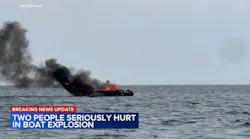 Boat explodes in Lake Michigan near Waukegan; 2 injured, rescued by good Samaritan