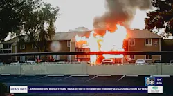 Video of deadly Las Vegas fire shows man on fire, person jumping from window