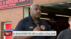 Ex-Selma interim fire chief allegedly stole $4,400