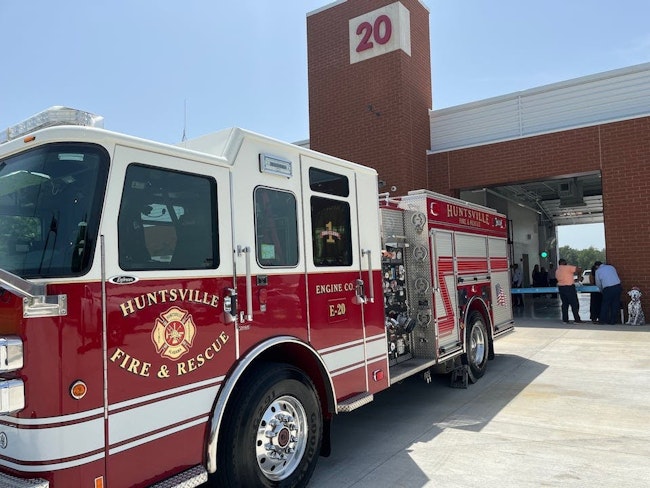 Huntsville Fire Station 20, which will cover a growing area on the western side of the city.