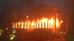 A fire on the second floor of an occupied, two-story apartment building ultimately ended up going through the roof and required a second alarm. A fire on the second floor of an occupied, two-story apartment building ultimately ended up going through the roof and required a second alarm.