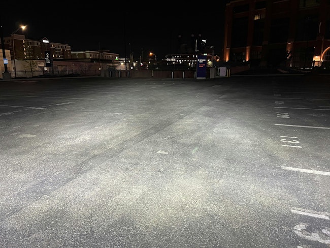 The output from the mpower® 9x7 Scene Light measures just under 8,600 lumens and is visible nearly 500 feet away, with an effective range of just over 250 feet.