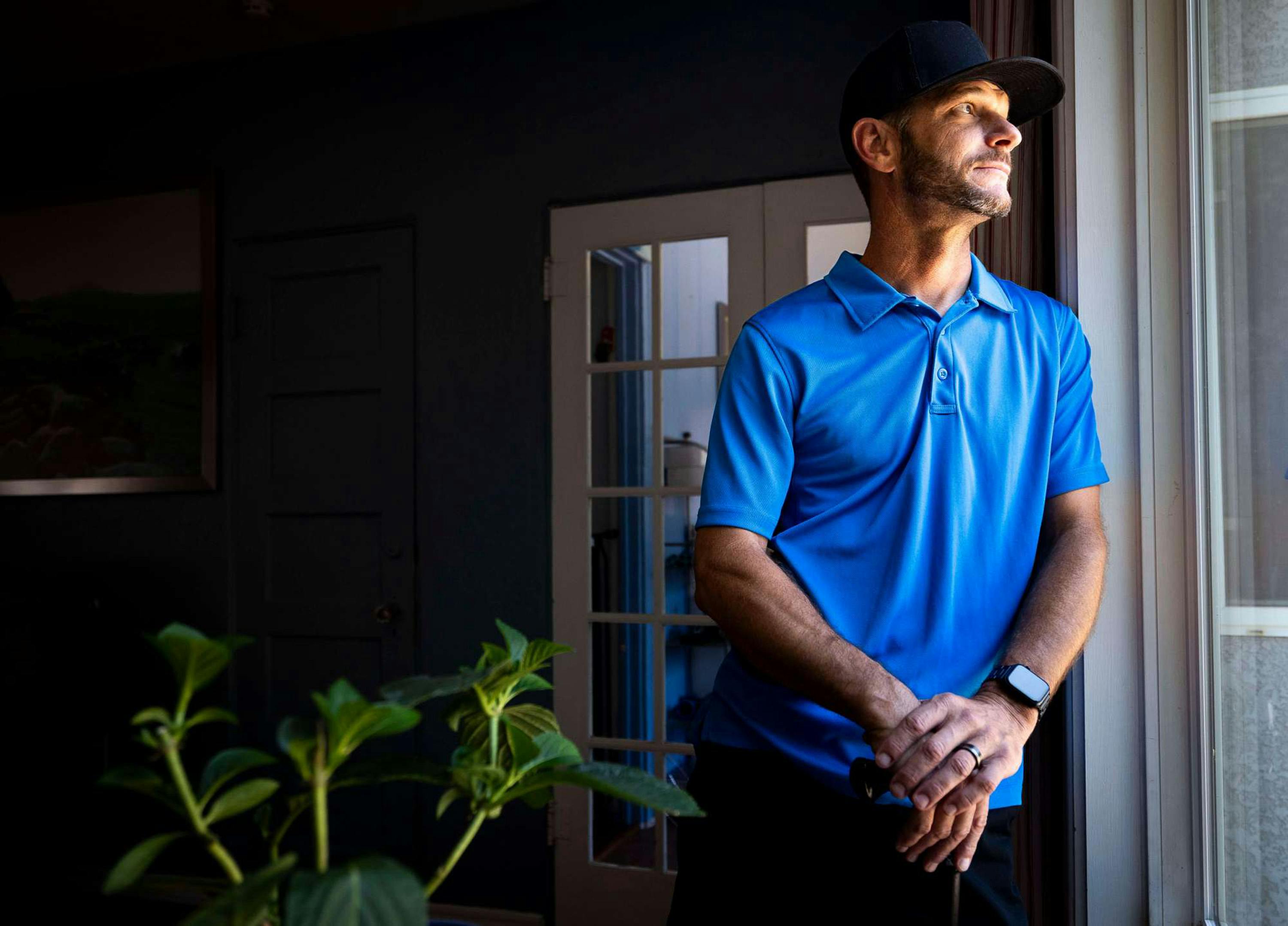 Cardiac arrest survivor Sterling Sinema at home after a receiving extracorporeal membrane oxygenation therapy at a hospital.