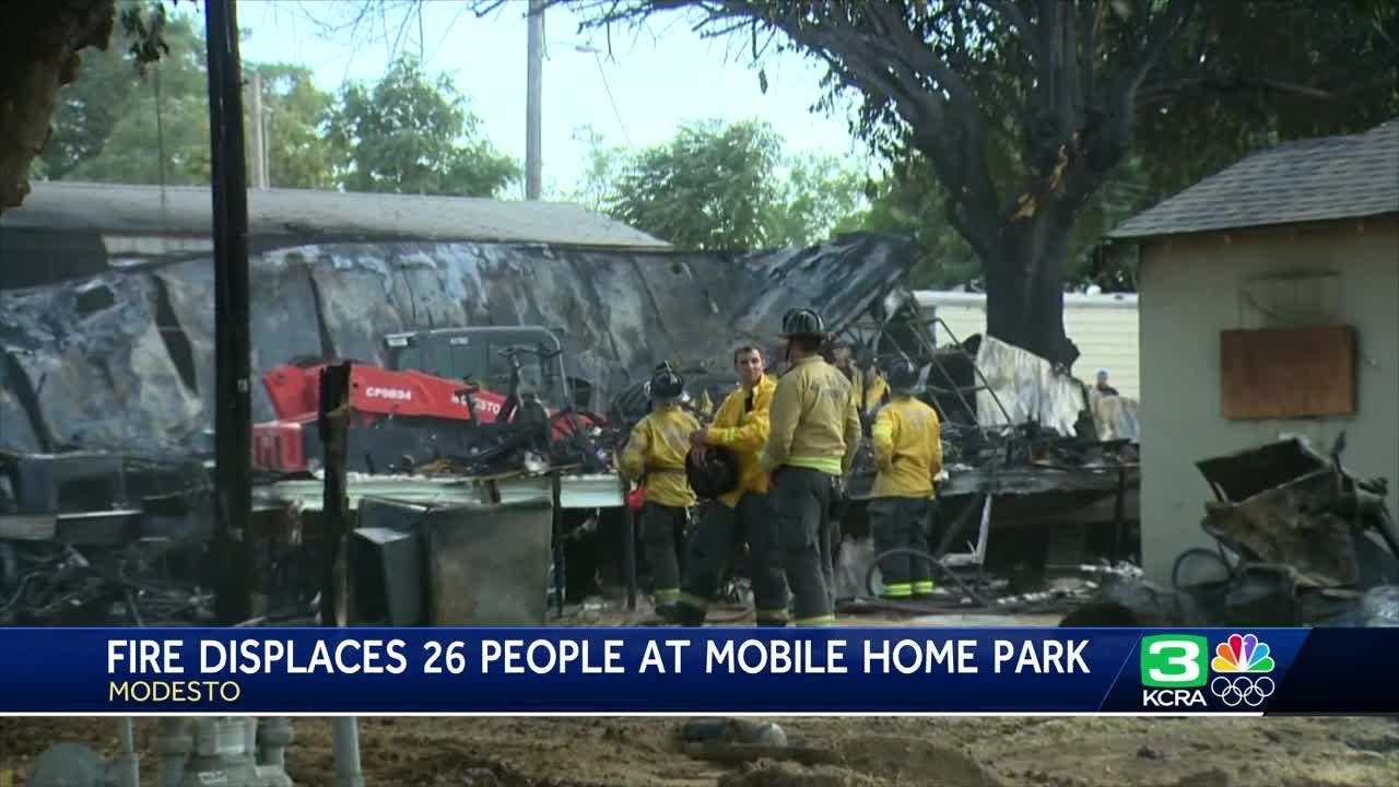 Fire Rips Through Modesto, CA, Mobile Home Park | Firehouse
