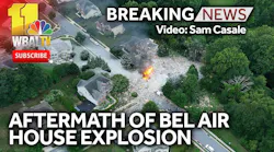 Video shows aftermath of Bel Air house explosion